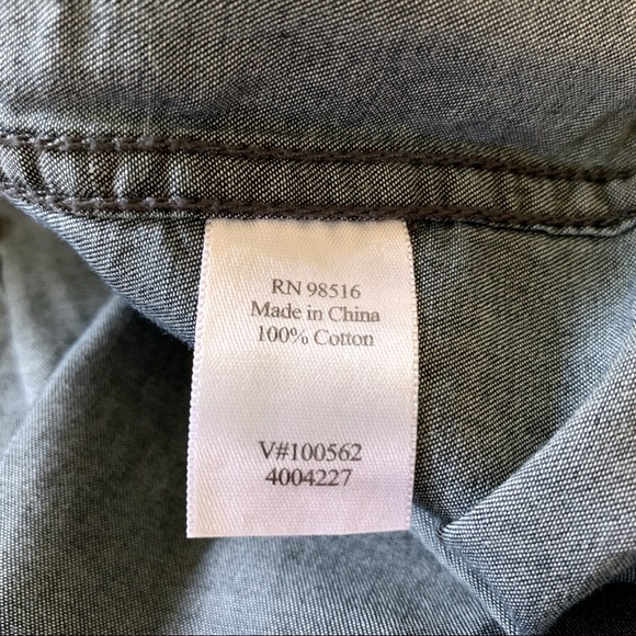 🎯SOLD🎯Coldwater Creek Chambray Dress Size 1X - Picture 5 of 6